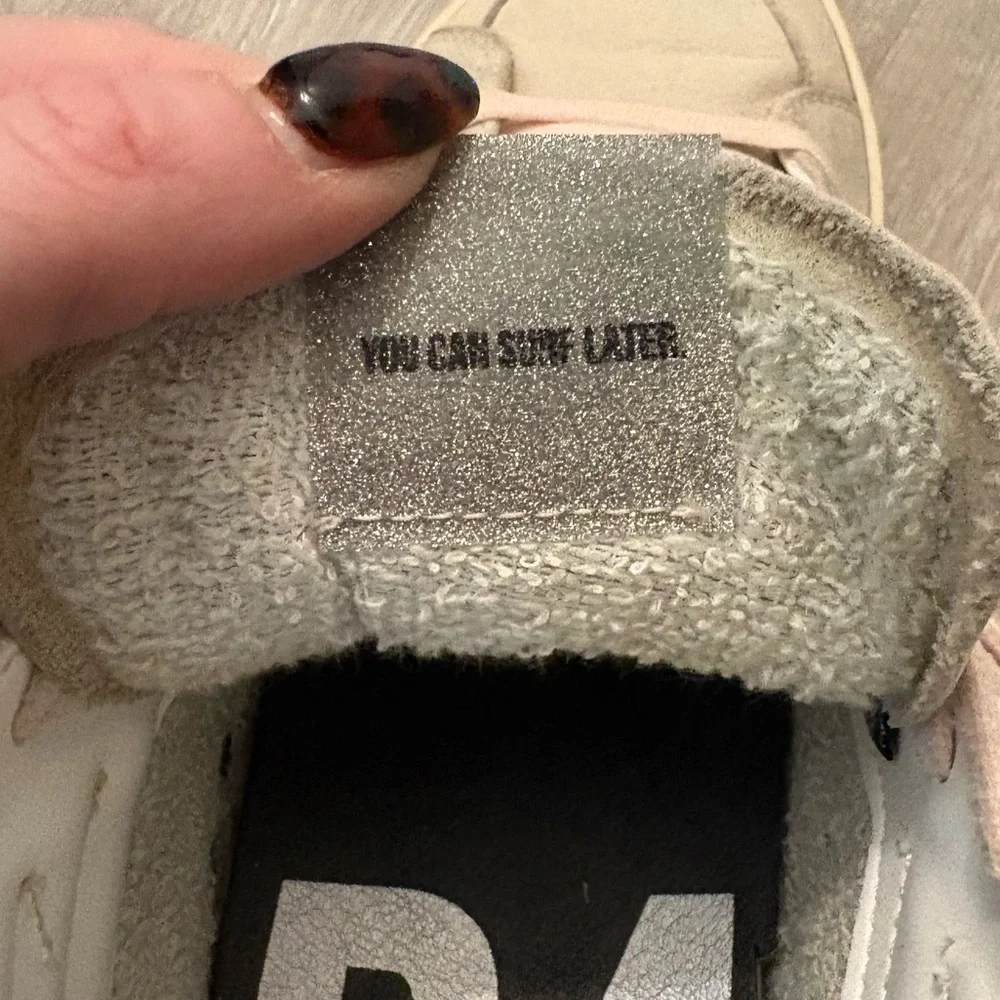 P448 | Women's Size 39/8.5-9 High Top Skate Sneakers‎ in Crystal